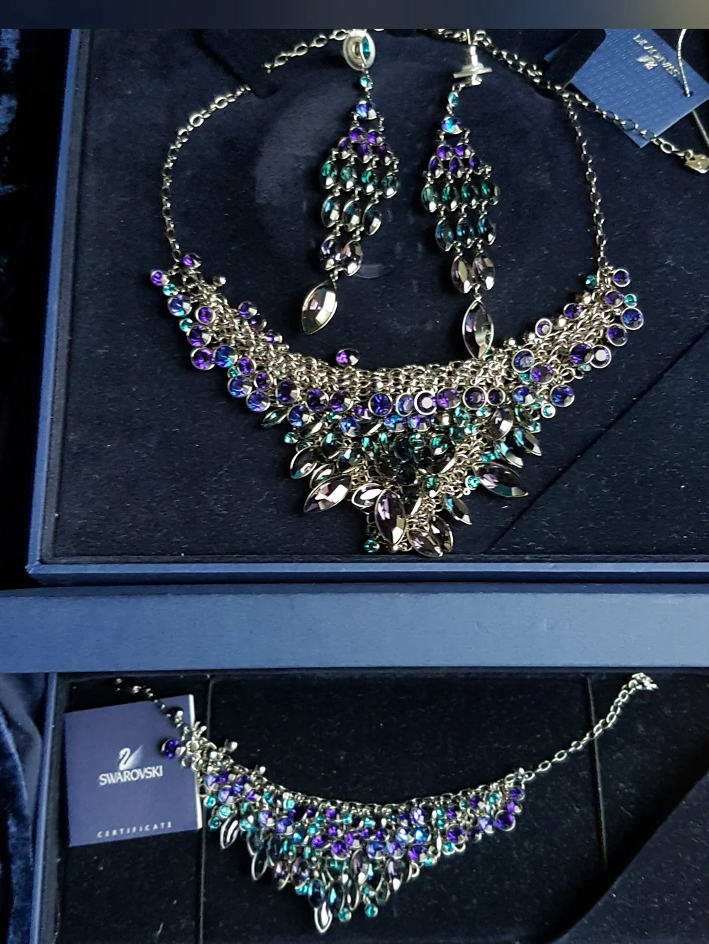 AUTHENTIC Swarovski Panache Statement Bracelet Vintage RARE - Picture 7 of 14